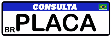 placa escrita 'placa' e 'consulta'